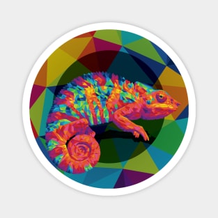 Geo Chameleon Rainbow Magnet